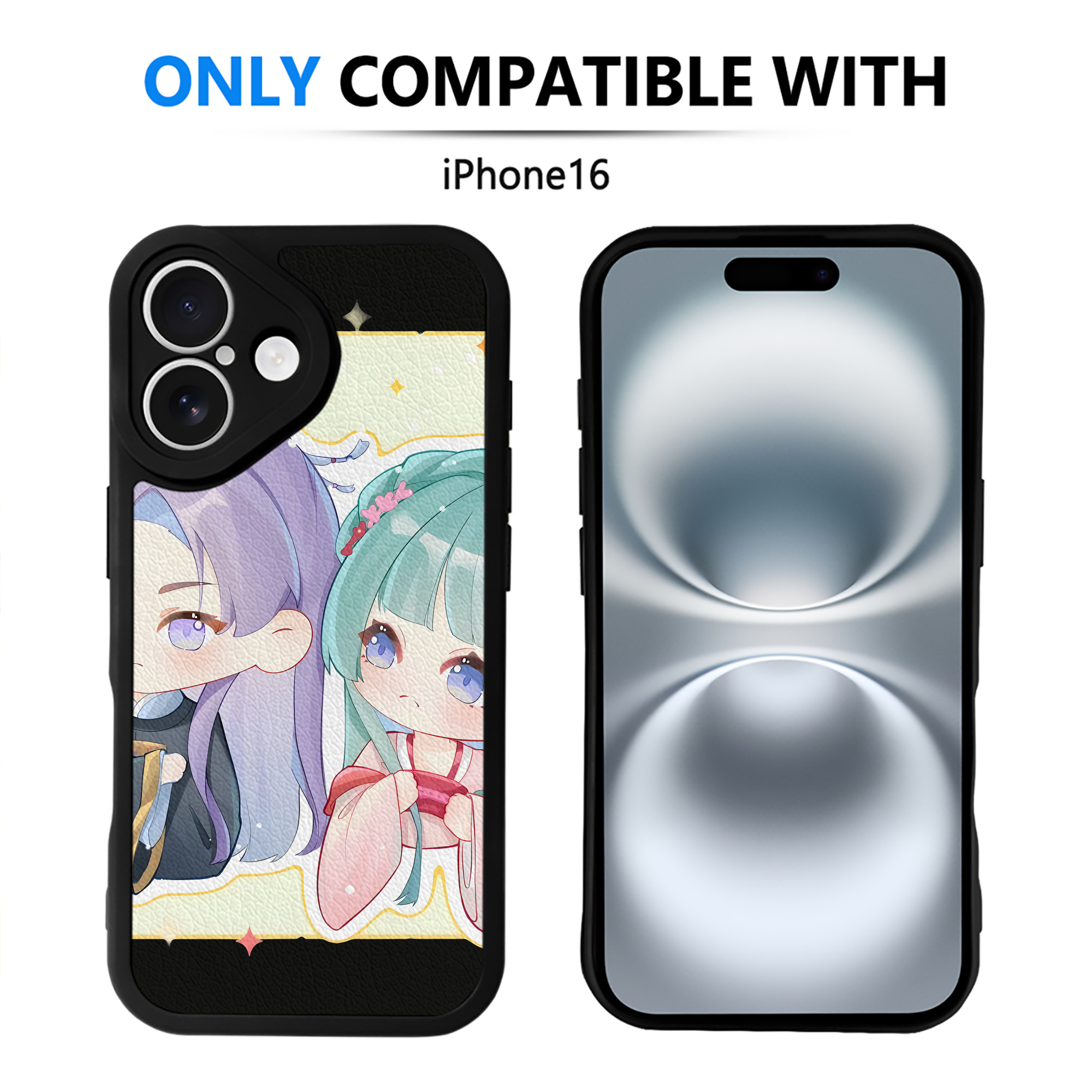 （画像用） 薬屋のひとりごと The Apothecary Diaries 【iPhone 16シリーズ対応】シリコンスマホケース（レザー調） 材質：シリコン